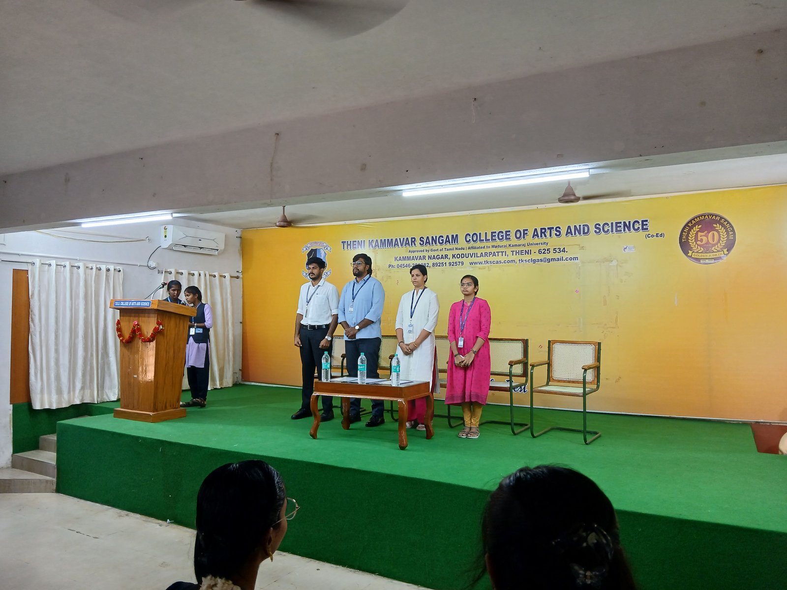 EMPLOYABILITY AND CAREER GUIDANCE SEMINAR CONDUCTED AT THENI KAMMAVAR SANGAM COLLEGE OF ARTS & SCIENCE IN ASSOCIATION WITH WITH CAREER AND PLACEMENT CELL OF THE COLLEGE